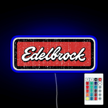Charger l'image dans la galerie, Edelbrock Engines Hot Rod RGB neon sign remote