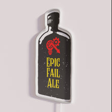 Charger l'image dans la galerie, RGB Neon Sign Featuring Epic Fail in Military Jargon Style