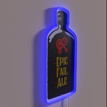 Charger l'image dans la galerie, Epic fail alert in bold, colorful neon military slang artwork.