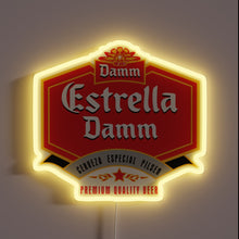 Charger l'image dans la galerie, Vibrant Neon Sign for Authentic Spanish Beer Experience in Barcelona