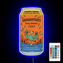 Charger l'image dans la galerie, Evolution Brewing Archaeopteryx Flying Dinosaur Lager RGB neon sign remote