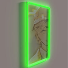 Charger l'image dans la galerie, Vibrant fall colors in a glowing, layered RGB neon design.