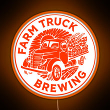 Charger l'image dans la galerie, Farm Truck Brewing RGB neon sign orange