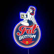 Charger l'image dans la galerie, Fat Bottom Brewing RGB neon sign blue