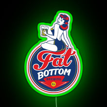 Charger l'image dans la galerie, Fat Bottom Brewing RGB neon sign green