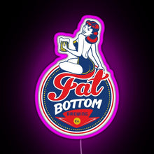 Charger l'image dans la galerie, Fat Bottom Brewing RGB neon sign  pink