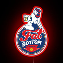 Charger l'image dans la galerie, Fat Bottom Brewing RGB neon sign red