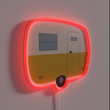 Charger l'image dans la galerie, Eye-catching Fibreglass Neon Sign Illuminates Trailers with Vibrant Colourful Effect