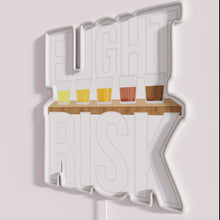Charger l'image dans la galerie, Neon Bar Decor - RGB LED Flight Risk Beer Enthusiast Sign