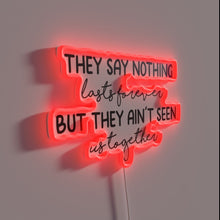 Charger l'image dans la galerie, Love Forever After All RGB Neon Wall Decor Sign
