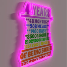 Charger l'image dans la galerie, Four years sober birthday gift for an AA supporter's journey.