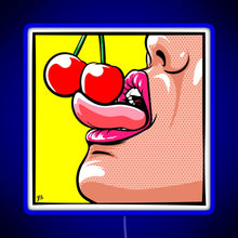 Charger l'image dans la galerie, Fruits III RGB neon sign blue
