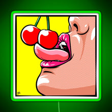 Charger l'image dans la galerie, Fruits III RGB neon sign green