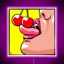 Charger l'image dans la galerie, Fruits III RGB neon sign  pink