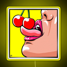 Charger l'image dans la galerie, Fruits III RGB neon sign yellow