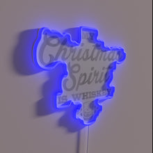 Charger l'image dans la galerie, Neon Sign - Humorous Holiday Cheer Quote for Liquor Lovers