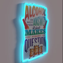 Charger l'image dans la galerie, Retro fun with colorful, high-energy neon sign design humor message.