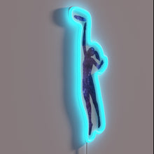 Charger l'image dans la galerie, Galaxy-inspired girl surrounded by stars shines bright with vibrant colors.