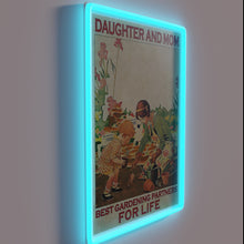 Charger l'image dans la galerie, Garden of Love and Family Bonding: Daughter and Mom Sign