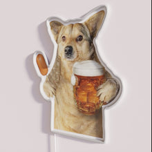 Charger l'image dans la galerie, Vibrant RGB illumination for your home's unique German Corgi spirit.