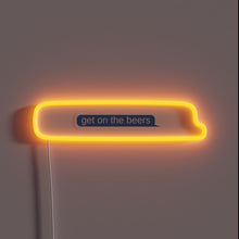 Charger l'image dans la galerie, Eye-catching RGB LED beer bar sign with neon glow effects
