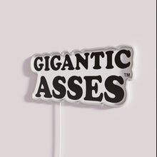 Charger l'image dans la galerie, Glowing Neon Giant Donkey Asses Wall Art Decorations Home Accents