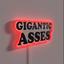 Charger l'image dans la galerie, Add eye-catching humor with this oversized bright RGB neon sign