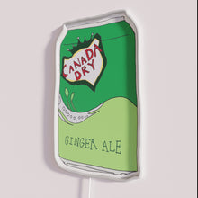Charger l'image dans la galerie, RGB Neon Sign: Vintage Ginger Ale Soda Can Art Decoration Lighting