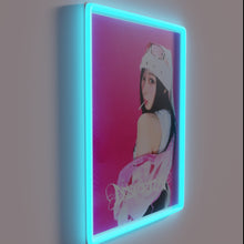 Charger l'image dans la galerie, K-pop inspired neon sign featuring Giselle and Aespa's bold Armageddon design.
