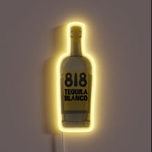 Charger l'image dans la galerie, Vibrant Neon Sign Adorned with Swarovski Elements and Tequila Bottle Design