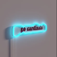 Charger l'image dans la galerie, Official Arizona Cardinals Team Logo RGB Neon Wall Sign Decoration.