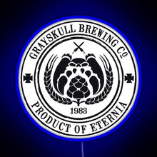 Charger l'image dans la galerie, Grayskull Brewing Company RGB neon sign blue