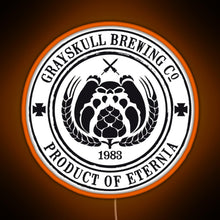 Charger l'image dans la galerie, Grayskull Brewing Company RGB neon sign orange