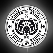 Charger l'image dans la galerie, Grayskull Brewing Company RGB neon sign white
