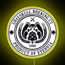 Charger l'image dans la galerie, Grayskull Brewing Company RGB neon sign yellow