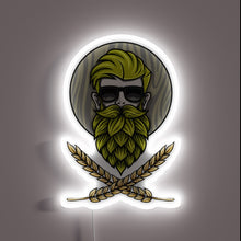 Charger l'image dans la galerie, Vibrant Neon Sign Perfectly Captures Hipster Beer Culture Aesthetic Vibe