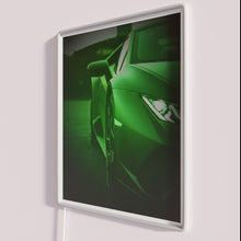 Charger l'image dans la galerie, Vibrant Green Lamborghini Neon Sign with Color-Changing RGB LED Technology