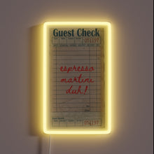 Charger l'image dans la galerie, Bright RGB bar decor with glowing neon espresso martini sign