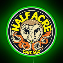 Charger l'image dans la galerie, Half Acre Brewing Company RGB neon sign green