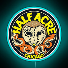 Charger l'image dans la galerie, Half Acre Brewing Company RGB neon sign lightblue