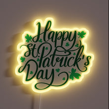 Charger l'image dans la galerie, Luminous Rainbow Glow Neon Sign for Festive St. Patrick's Day Decor