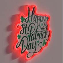 Charger l'image dans la galerie, Luminous "Kiss Me I'm Lucky" St. Patrick's Day Clover Sign