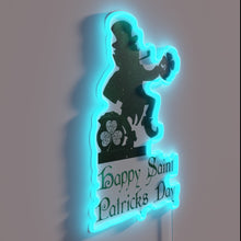 Charger l'image dans la galerie, St. Patrick's Day Celebration with Vibrant Green and Rainbow Neon Accents