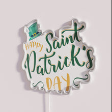 Charger l'image dans la galerie, Happy Saint Patrick's Day Color Changing RGB Neon Sign Decorations