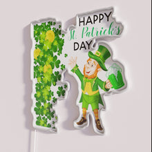 Charger l'image dans la galerie, Electric St. Patrick's Day themed RGB neon decor wall sign