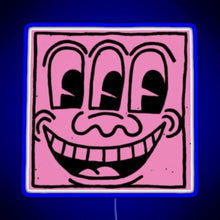 Charger l'image dans la galerie, haring pop art RGB neon sign blue