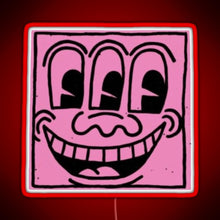 Charger l'image dans la galerie, haring pop art RGB neon sign red