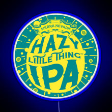 Charger l'image dans la galerie, Hazy IPA Logo RGB neon sign blue