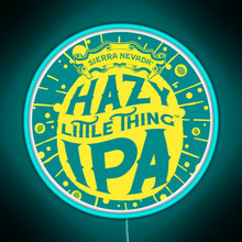 Charger l'image dans la galerie, Hazy IPA Logo RGB neon sign lightblue