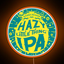 Charger l'image dans la galerie, Hazy IPA Logo RGB neon sign orange